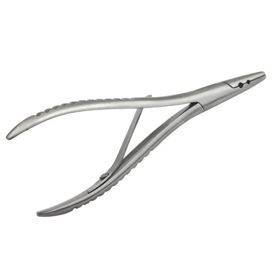 Hair Extension Tool Stainless Steel Hair Pliers with 2 Holes Remover Beads Opener Tool Weft Extension Hair Styling Hair Beauty Salon Accessories