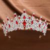 Diadema Corona Nuziale con Strass per Abito da Sera e Servizi Fotografici
