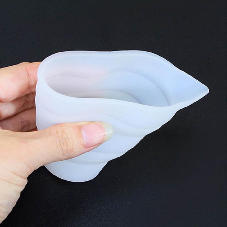 Silicone Measuring Folding Cup Tool for Epoxy Casting Resin Mold DIY Split Cup