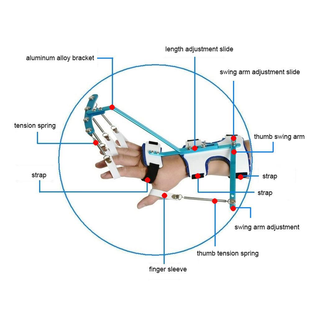 1Pcs Multifunctional Hands Finger Physiotherapy Training Wrist Finger Dynamic Orthotic Device Finger Wrist Training