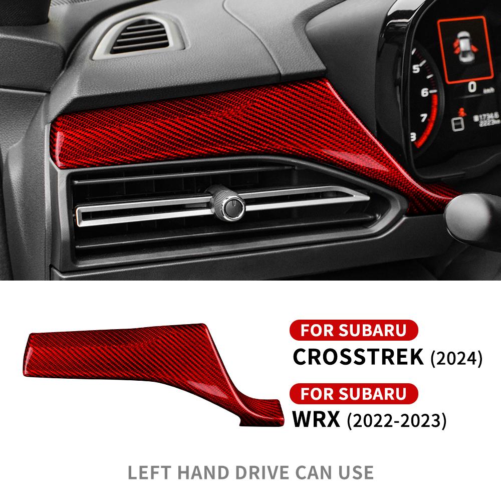 Real Hard Carbon Fiber Sticker For Subaru Crosstrek Impreza 2025 WRX/WRX STI 2025 2025 2025 Car Main Driver's Left Trim Interior