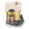 Magical LED Snow Village House Scene Collectible Christmas Ornament