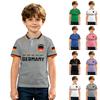 Kids Polo Shirt Short Sleeve Casual Lightweight Breathable Cotton Blend Top with Button Collar for Boys and Girls Suitable for Everyday Wear