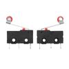 10Pcs SPDT MicroSwitch 5A 250V Rollers Actuator For Automation Equipment Control