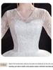2025 Traumhaftes V-Ausschnitt Spitzen-Hochzeitskleid für Frauen - Märchenhaftes Brautkleid