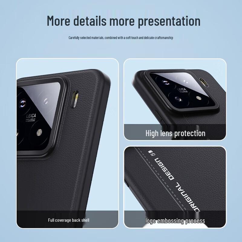 Xiaomi 15 Business Style Leather Phone Case