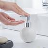 Portable Ceramic Hand Soap Bottle Press Type Bath Lotion Pump Jar Liquid Soap Container  Toilet