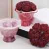 Creative Jewelry Organizers And Candy Storage Silicone Mold With Lid 3d Bouquet Jewelry Holder Mold For Home Decorations