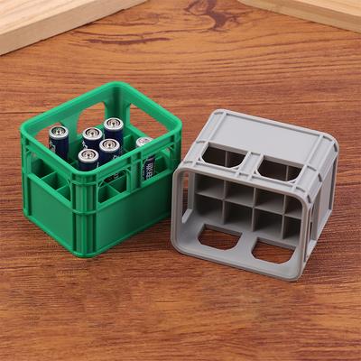 3D Printed Battery Storage Box DIY Beer Crate No. 5 AA No. 7 AAA Battery Stackable Storage Basket
