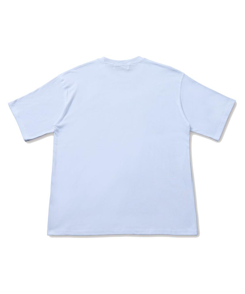 TEN PAST SEVEN Basic Logo Short Sleeve T-Shirt - White