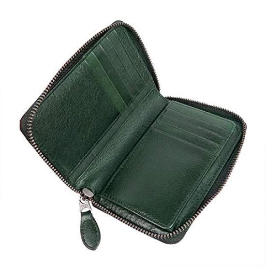 Lugard G3 Three-Sided Zippered Round Medium Wallet 5190 (Green)