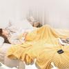 Solid Color Nap Blanket Breathable Sofa Blanket Bedding Textiles Cover Blanket  Dormitory