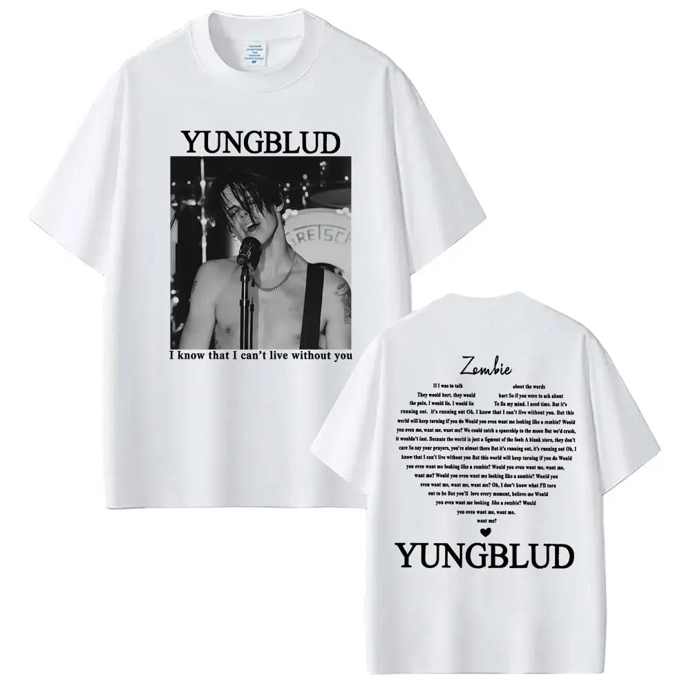 Yungblud & Zombie Rock Band Graphic T Shirt Men's Hip Hop Retro Music Fan Apparel T-shirts Man Casual Loose Short Sleeve T-shirt