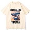 Tralalero Tralala Funny Shark With Shoes Meme T Shirts Summer Unisex Unisexs Humor Oversized Tshirt Unisex Gothic Vintage Tshirt