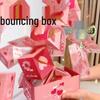 Cutie Roșie Surpriză Pop-Up: Cutie Cadou de Ziua de Naștere sau Ziua Îndrăgostiților Inspirată de TikTok