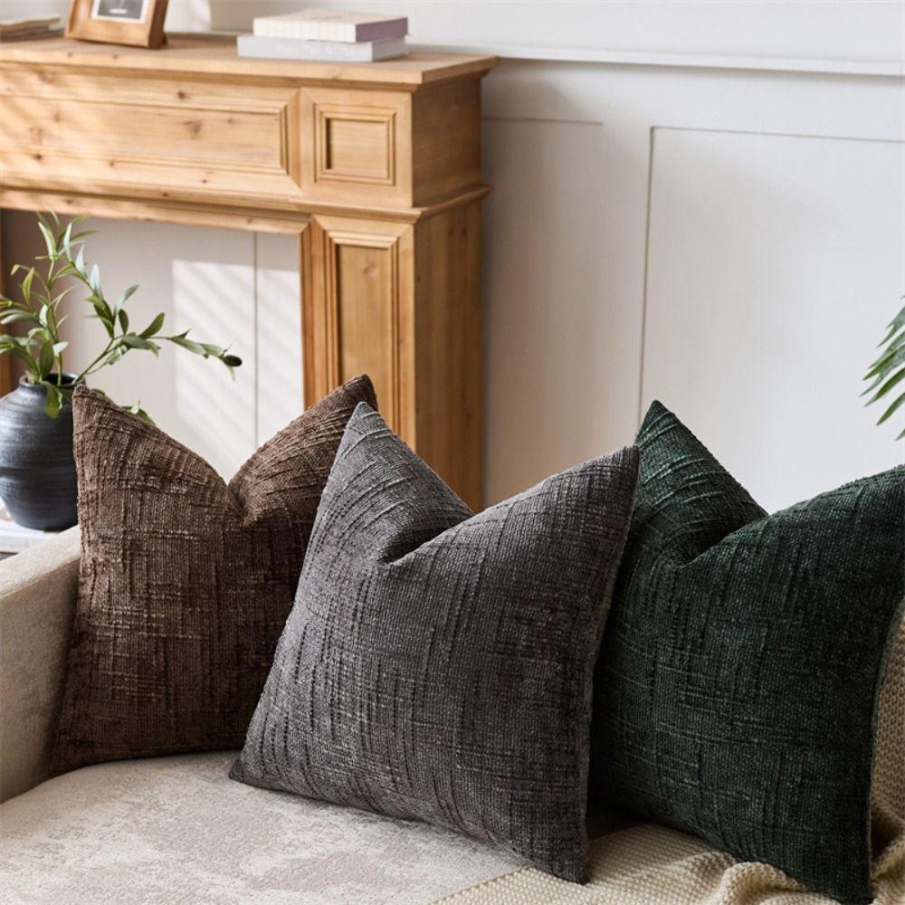 Japanese Style Throw Pillow Case 50cm Sofa Pillowcase Modern Decorative Cushion Cover  Home Decor