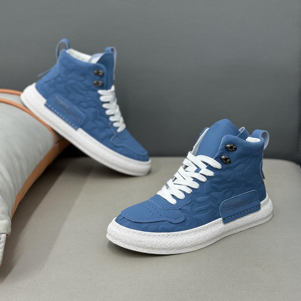 New leather casual and comfortable high-top shoes XS for autumn