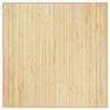 VidaXL Tapis Carré naturel clair 100x100 cm bambou, tapis de salon, tapis de cuisine, tapis carré, tapis de chambre à 376939
