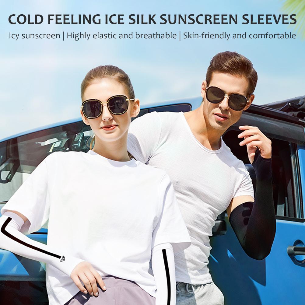 5 Paar UV-Sonnenschutz-Armstulpen Kühlende Armstulpen für Outdoor-Radfahren Laufen Ärmel für