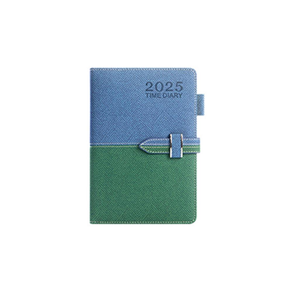 Kalendár 2025, 365-dňový plánovač, Manuál efektivity času, Kalendárový zápisník s popruhmi