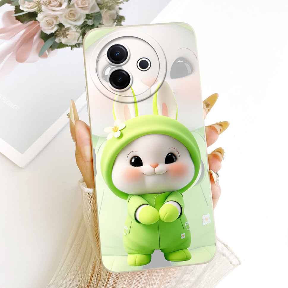 For Vivo Y39 5G V2443 V2436 Case Cat Rabbit Pattern Silicon Soft Cover For Vivo Y39 Y 39 Y300i Y 300i Phone Shell Casing
