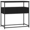 VidaXL Console Table Black 75x40x75 Cm Engineered Wood 834155