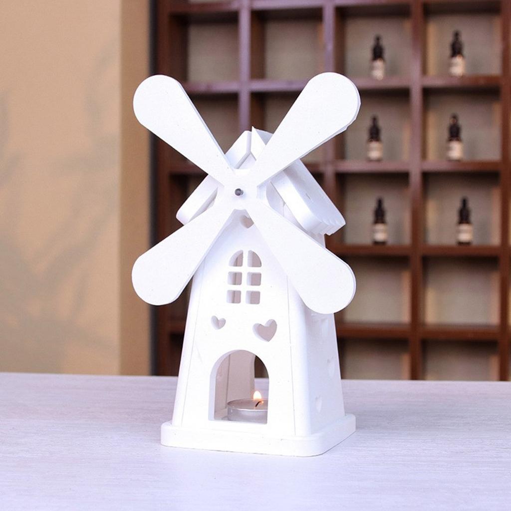 Candle Holder Silicone Mold Rotating Windmill Shape Handmade Art Supplies Silicone Texture for Making Candle Holder