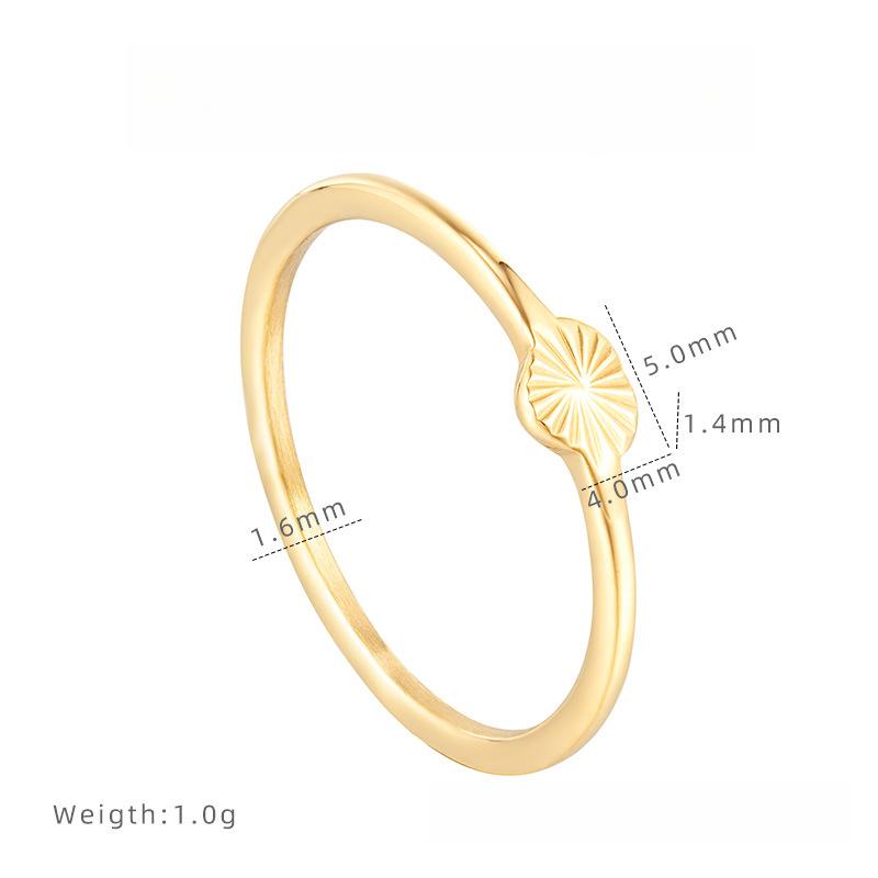 

Простое лазерное маленькое кольцо любви из титановой стали с гальваническим покрытием, кольцо с передовым дизайном, женское, не выцветающее, аксессуары 9