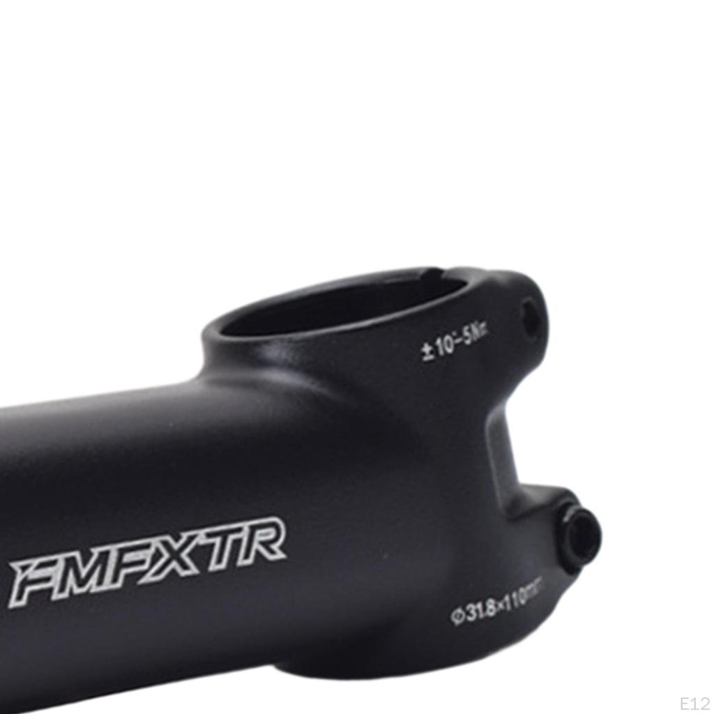 Bike Short Stem Bicycle Adjustable 28.6mm Riser 31.8mm Handlebar for Cycling,