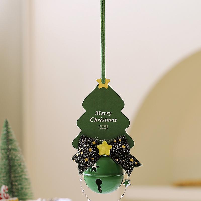 New Christmas Decorations Christmas Tree Creative Pendant Atmosphere Gift Car Pendant Card Bell