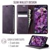 For Samsung Galaxy A35 5G Case CASEME 033 Series RFID Blocking Wallet Stand Calf Texture Leather Phone Cover
