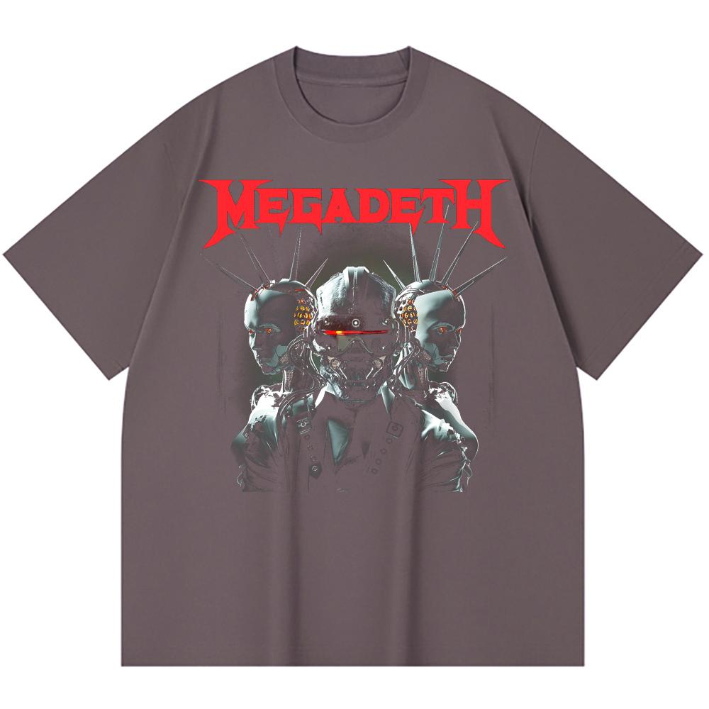 230 g/m² 100% Bavlna T-shirt Heavy Metal Rocková Kapela Tisk Populární Hudby Unisex Těžký Bavlněný T-shirt