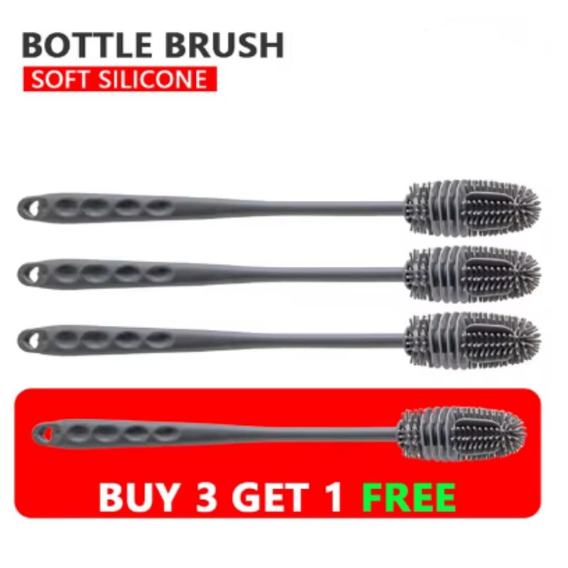 Bottles Brush Silicone Baby Bottles Clean Brush Long Cleaning Brush Cup Brush for Scrubbing Useful Cleaning Product for Home
