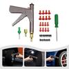 Professionelles Reifenreparaturset Tubeless-Flickpistole für Auto Motorrad Heavy Duty Pilzstopfen Notabdichtungswerkzeug