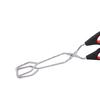 3sizes Barbecue Scissor Tong Non-Slip Grilled Food Bread Tong Metal BBQ Baking Clip with Long Handle Kitchen Cooking Accessories