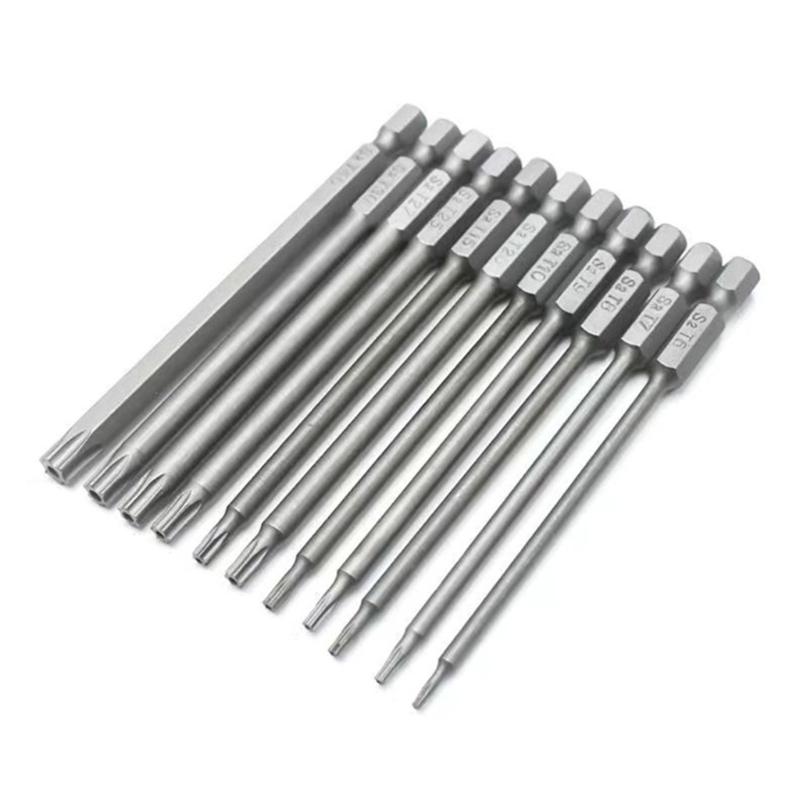 Hex Shank Wrench Drill Bit Quick Released Designing Magnetic Screwdriver Bit for Assembling Furniture 50mm/100mm/150mm