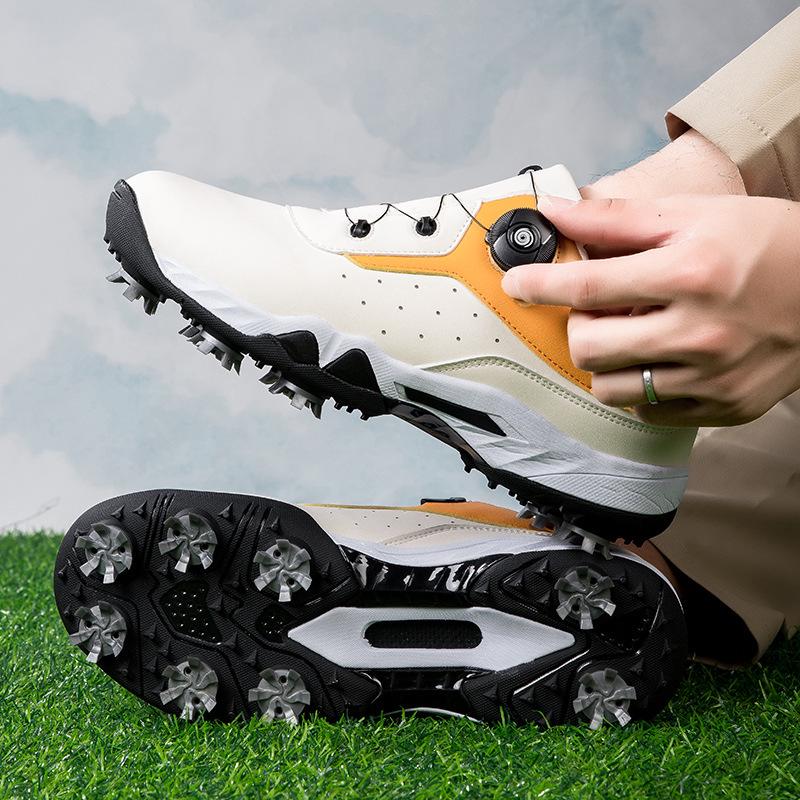 Wasserdichte spikeless Golfschuhe für Herren - Rutschfest, Atmungsaktiv, Sommerstil