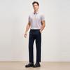 EMZ Erdos Men's Short-Sleeved Business Casual Shirt with Modal Blend