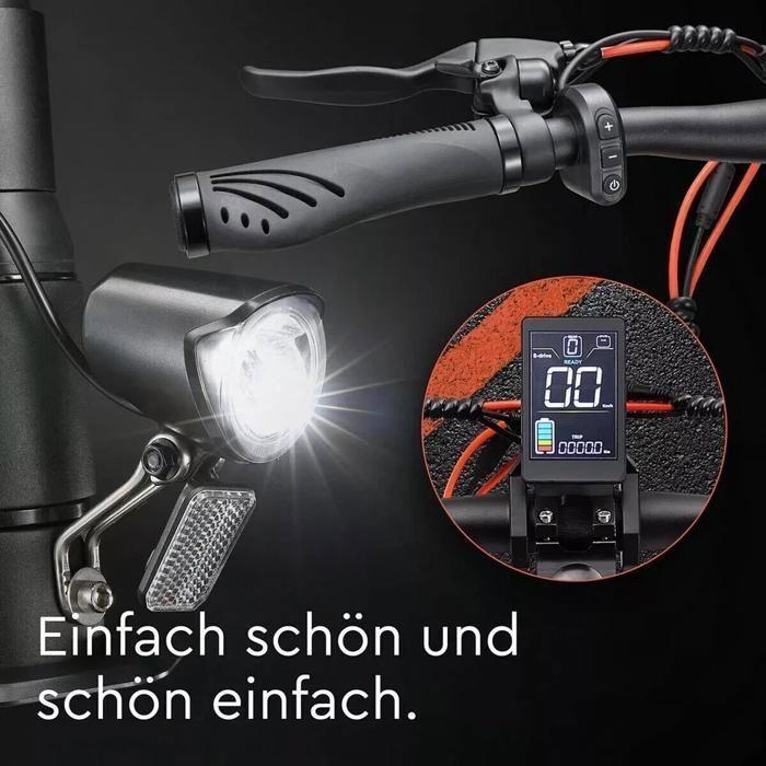 Trotineta elétrica JOYOR S5 PRO (com certificação ABE) -- Motor 500 W - Bateria 48 V-26 Ah - Freios a disco - Preto