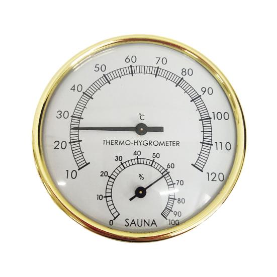 

1/2Pcs Sauna Thermometer Hygrometer 2-In-1 Indoor Sauna Room Sauna Fahrenheit Temperature Humidity Monitor Gauge Sauna Accessories 1pc