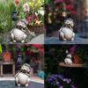 Hedgehog Sculpture Solar Garden Decorative Lights Garden Decoration Outdoor Hedgehog Decoration Earth Mother Statue