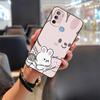 TPU Durable Phone Case For MOTO G31 With Fingerprint/XT2173-1 Anti-dust Back Cover Soft Case Cartoon Protective Silicone