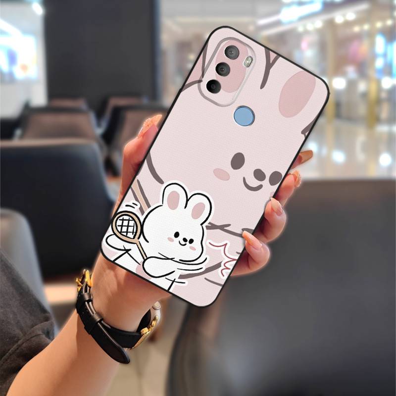 TPU Durable Phone Case For MOTO G31 With Fingerprint/XT2173-1 Anti-dust Back Cover Soft Case Cartoon Protective Silicone