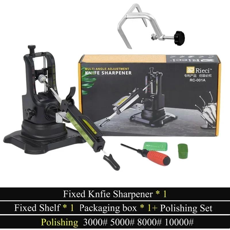 2024 NEW Professional Kitchen Knife Sharpener Whetstone Multifunction Fixed Angle Sharpening System Apex Edge Honing Tools Kit