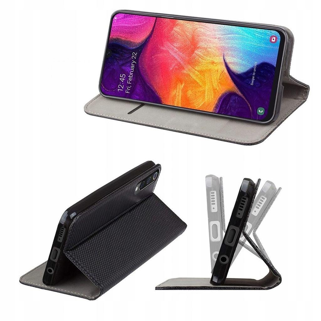 Case with a FLIP for Huawei P40 PRO SMART BOOK MAGNET CASE BLACK+GLASS