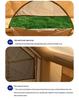 Tienda de campaña inflable para 3-4 personas para exteriores, a prueba de viento y lluvia, 6,3 m², no requiere montaje