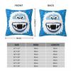 Rudolph Abominable Snow Monster Bumble Square Pillowcase Polyester Linen Velvet Pattern Zip Decor Bed Cushion Cover