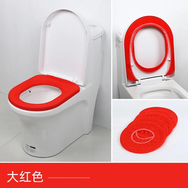 Warme Weiche Waschbare WC-Sitzbezugmatte für Heimdeko Closestool-Matte Sitzbezug WC-Deckelbezug Zubehör WC-Sitze Teil