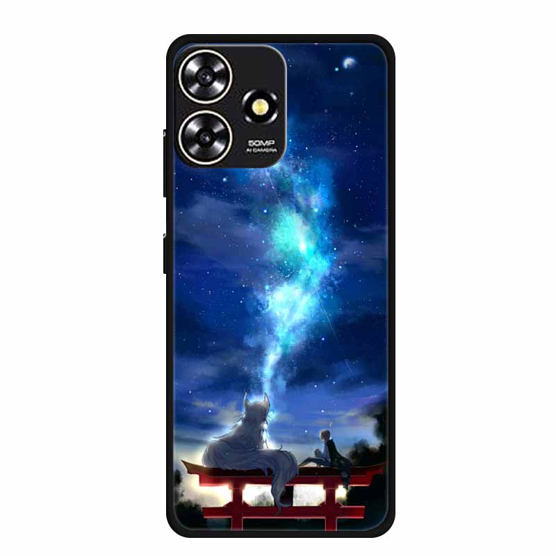 Cool Silicone Cover for ZTE Blade V50 Design 4G Case Printed Fashion Soft Back Cover for Blade V50Design Case Protective Shells