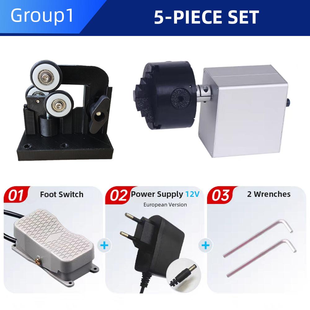 DIY Fishing Rod Gluing Machine Micro Winding Epoxy Rotary Applicator Electric Fishing Rod Conversion Repair Kits